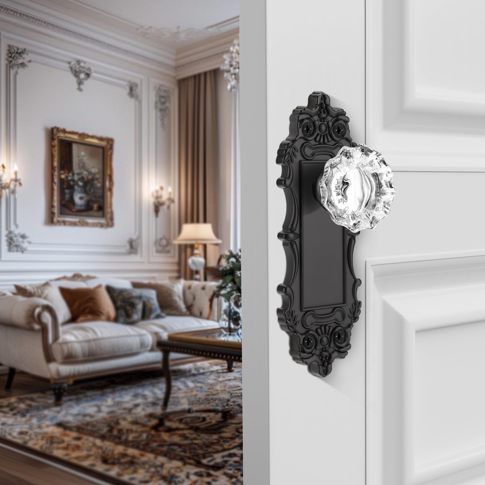 Lot De 2 Boutons De Porte Olive Aluminium Verni | Leroy Merlin