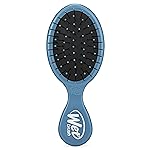 Wet Brush Mini Detangler Hair Brush, Elemental Blue, Detangling Travel Hairbrush, Ultra-Soft IntelliFlex Bristles Glide Through Tangles with Ease, Pain-Free, All Hair Types