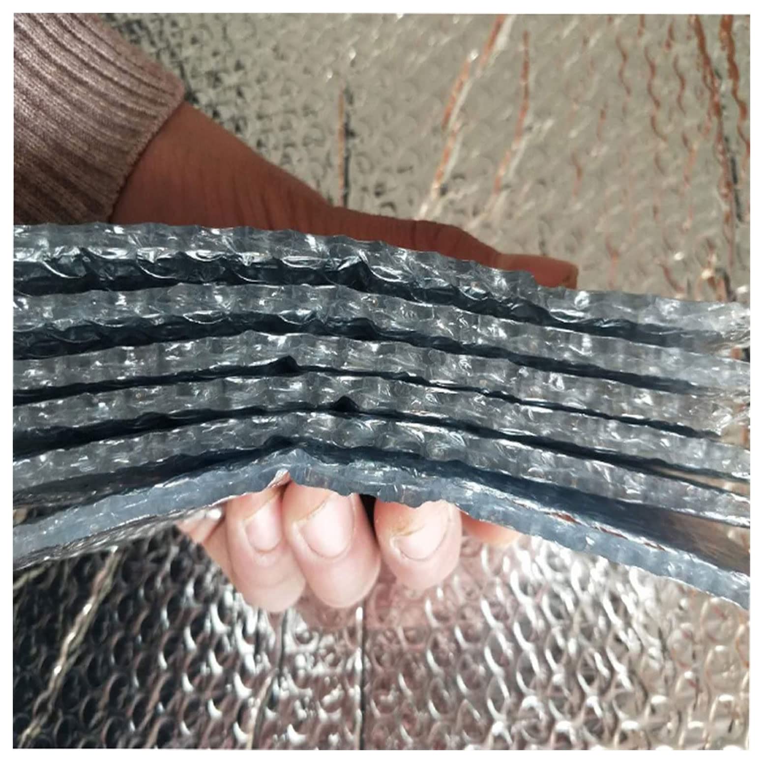 Folia odblaskowa do grzejnika, folia bąbelkowa, folia izolacyjna, izolacja, grzejnik, odblaskowy ciepło, folia bąbelkowa, oszczędność energii, podwójna aluminiowa folia bąbelkowa, izolacja na strychy, lofty, podłogi szopę