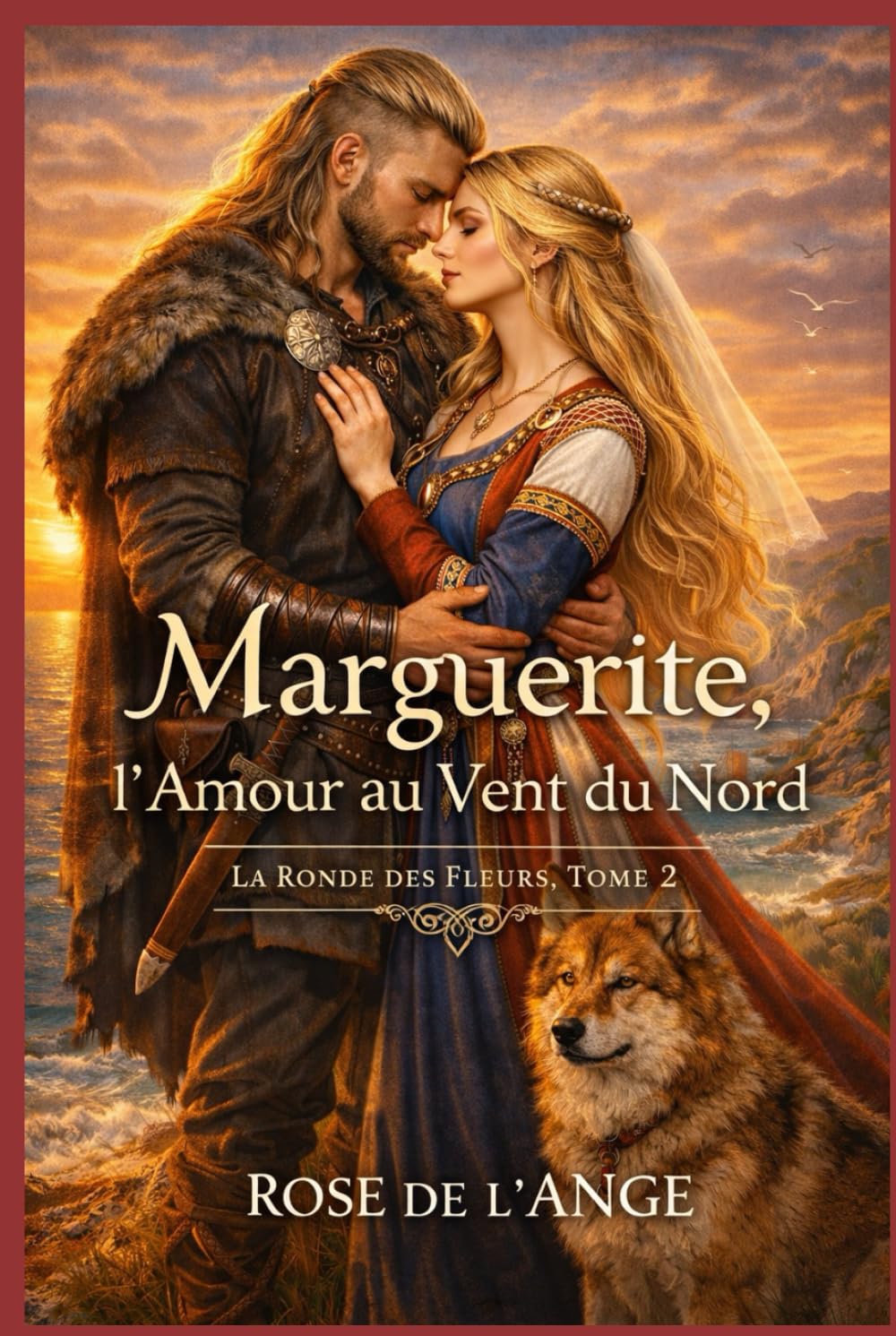 Marguerite, l’Amour au Vent du Nord: La Ronde des Fleurs – Tome 2 (La Ronde des Fleurs - Romance historique en français)