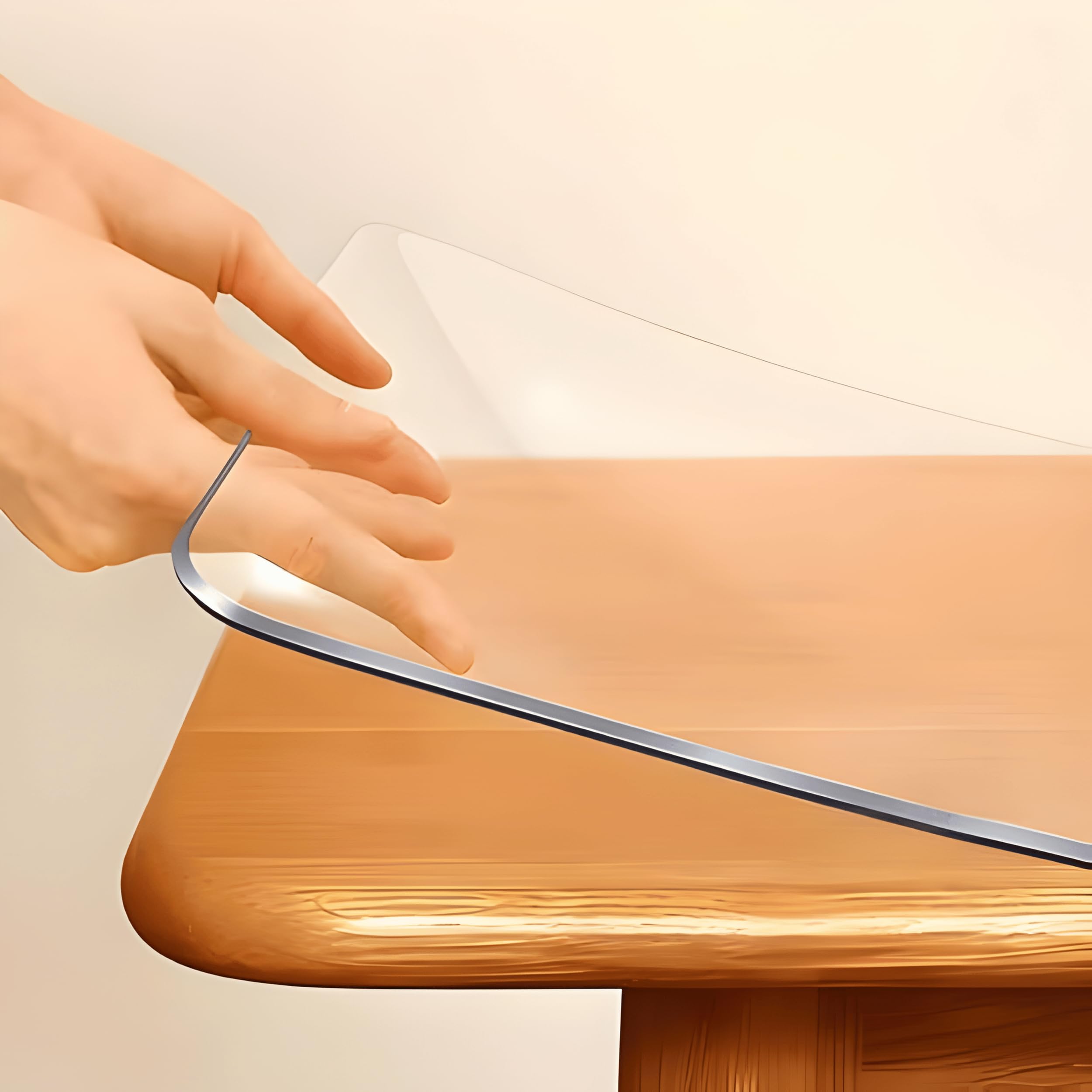 Qlarity Covers 2mm Shield Table Cover, 55 x 41 Inch, Dining Table Sheets