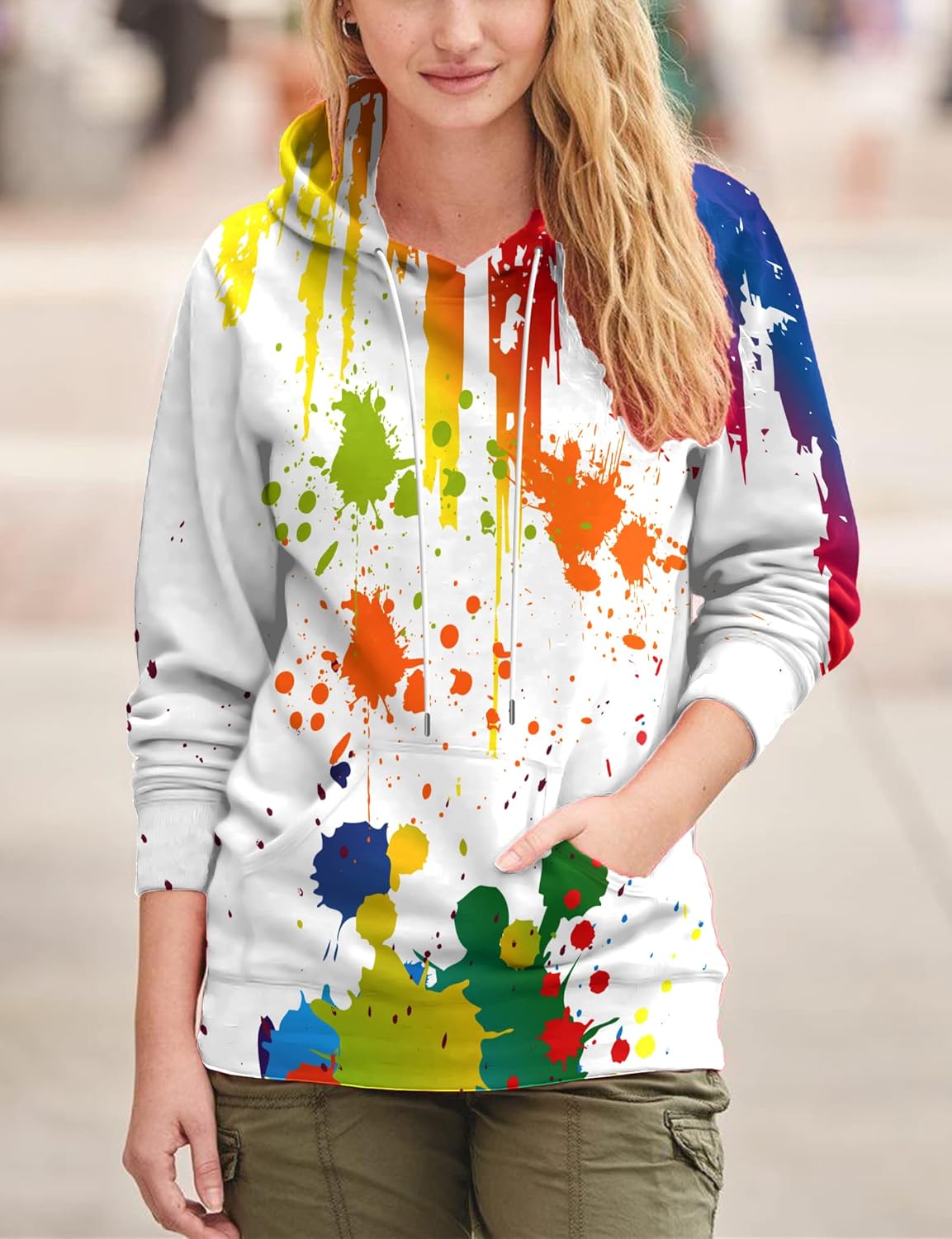 Yasswete Unisex Men's and Women's Novelty Hoodies 3D Fashion Digital Print Pullover Hooded Sweatshirts with Pockets - Image 5