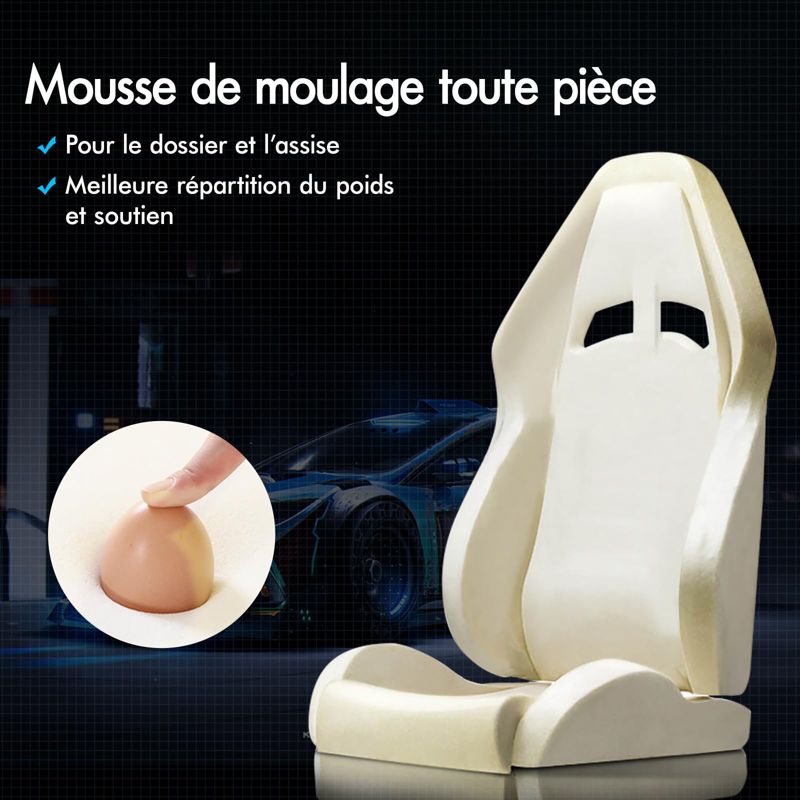 ALFORDSON LED Chaise Gaming, Siege Gaming avec Massage 8 Points, Fauteuil de Gaming Pivotant Ergonomique avec Éclairage RVB avec Support Lombaire et Appui-Tête, Hauteur Réglable, Rouge