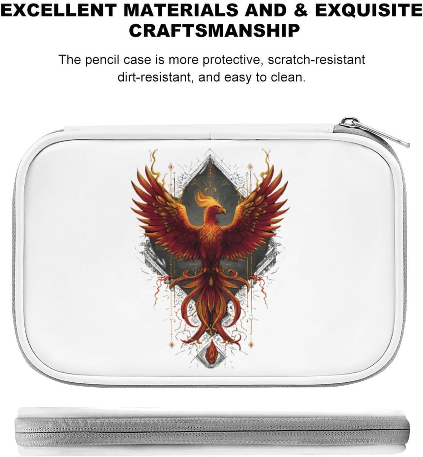 Phoenixes Fires Cosmetic Bag Makeup Brush Organizer Bags image 4