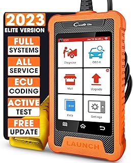 2023 LAUNCH X431 Elite For BMW OBD2 Scanner, Full System Diagnostic Bi-directional Scan Tool, All Services, ECU Coding, Key Programming, Battery Registration Tool for BMW/MINI/RR, Lifetime Free Update