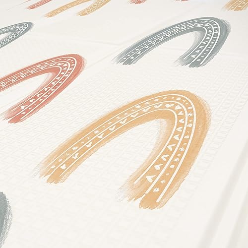 Miniatura 8 de JumpOff Jo - Alfombra de juego plegable grande para bebé, tapete de juego de espuma segura para el tiempo boca abajo, bolígrafos de juego y niños