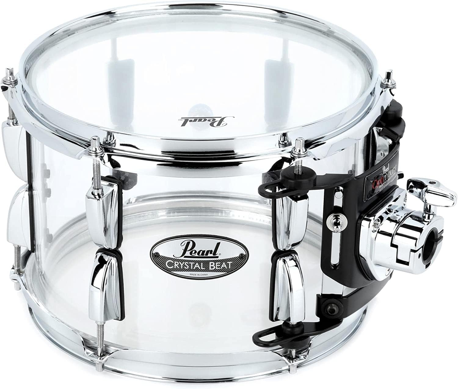Pearl Crystal Beat Mounted Tom – 13 x 9 inch – Ultra Clear