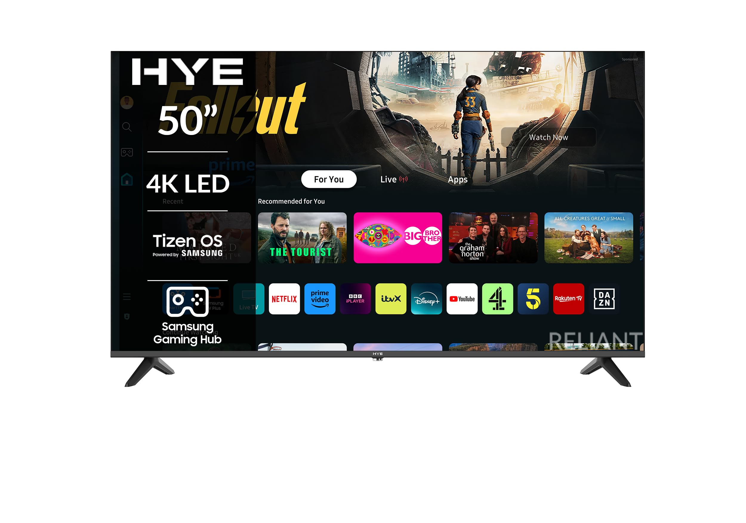 Samsung Television 50" 4K Ultra HD with Tizen OS
