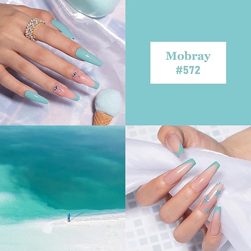 Miniatura 7 de Mobray Esmalte de uñas de gel rosa intenso, 0.5 onzas, esmalte de uñas de gel de 0.5 onzas líquidas, esmalte de uñas de gel UV LED, arte de uñas