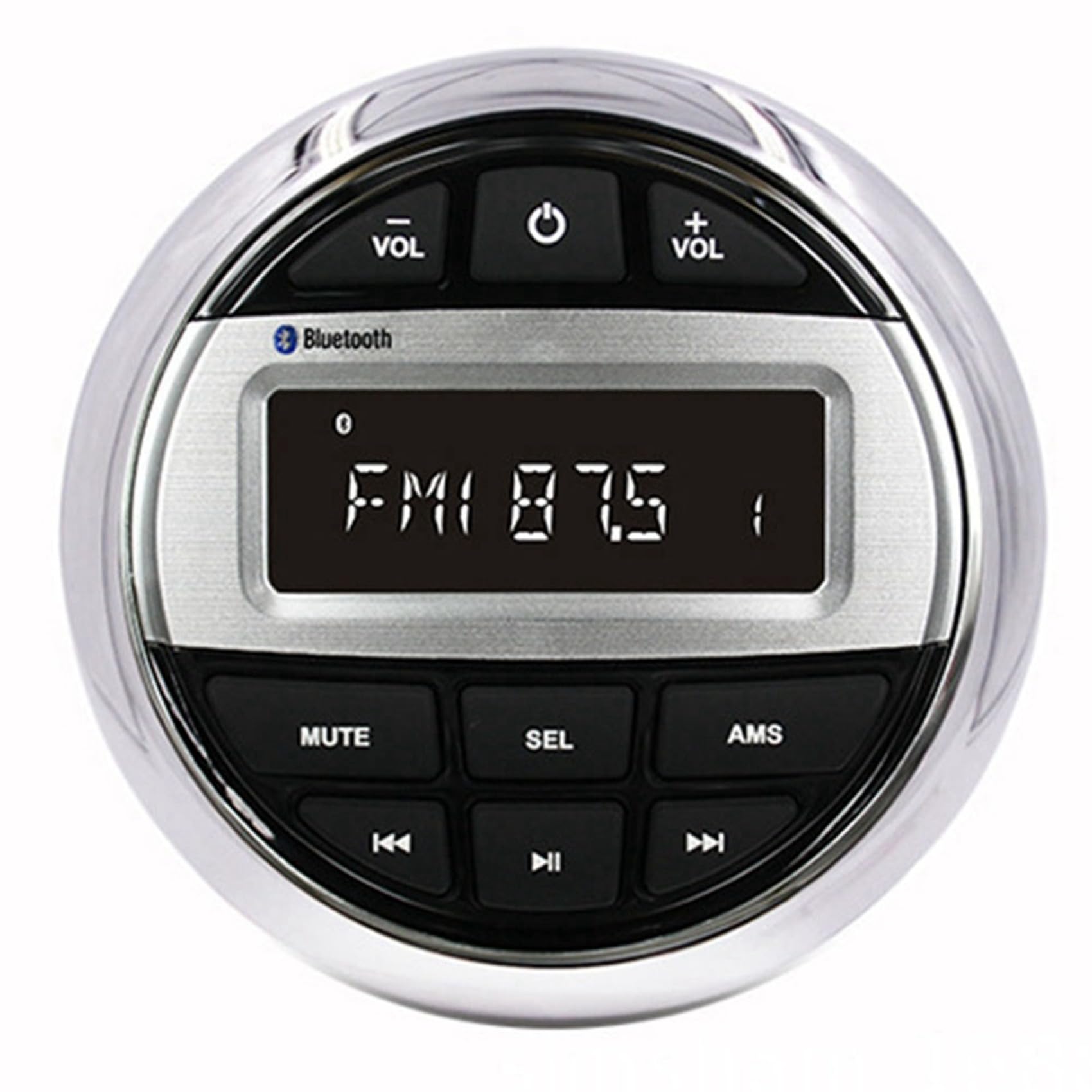 2X Bluetooth Marine Stereo Radio do Łodzi Wodoodporny FM AM Cyfrowy Odtwarzacz Audio dla Jachtu ATV UTV Wózek Motocykl