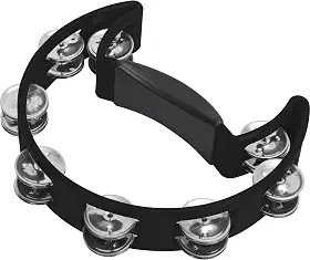 Pandeiro Meia Lua PML001 Preto Liverpool