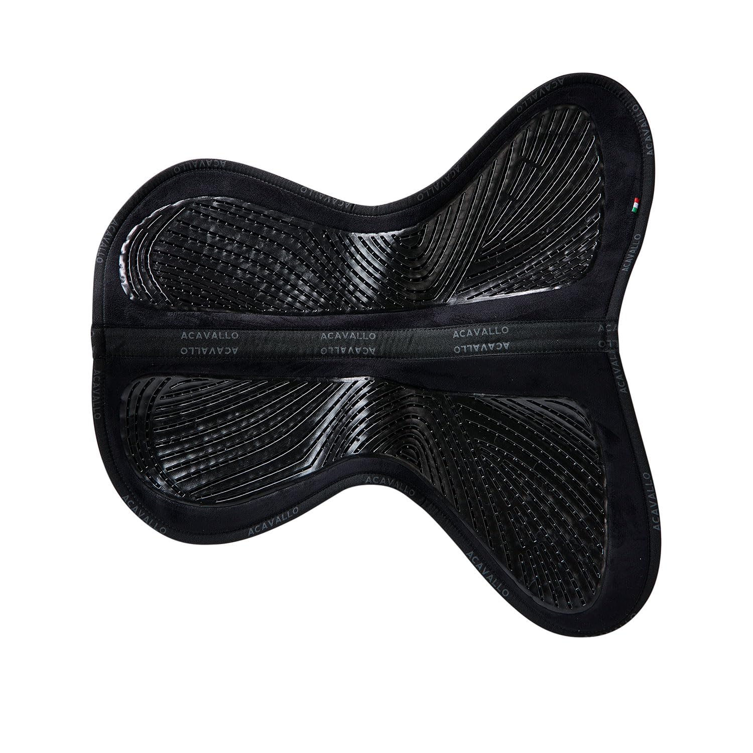 Acavallo Gel Pad Close Contact Twin Sided, Größe:L, Farbe:schwarz