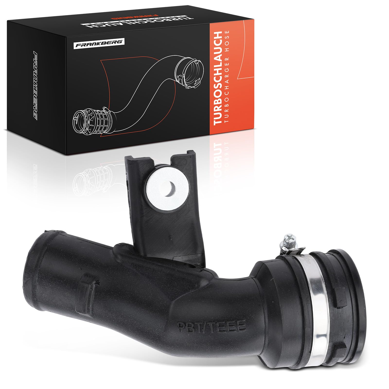Frankberg Tuyau d'air de suralimentation, tuyau turbo 14460JG70A | Compatible avec: Qashqai +2 I Van J10, Koleos I HY, Vel Satis BJ0, Fourgonnette X-Trail T31, X-Trail T31