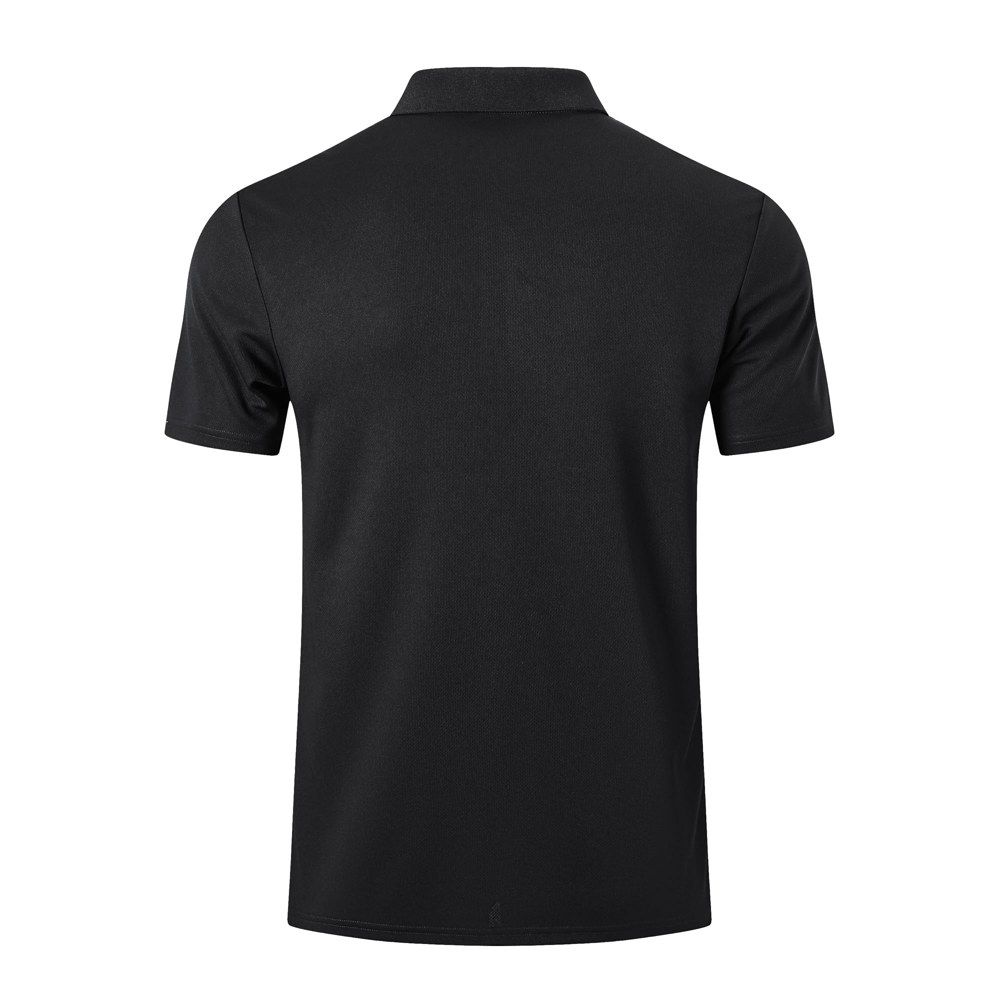 Gaiatiger 3er Pack Polos Hombre Manga Corta Camisa Ocio Cómodo Transpirabilidad Ropa Deportiva Hombre Golf Polo Shirt(0427-3Black-XL