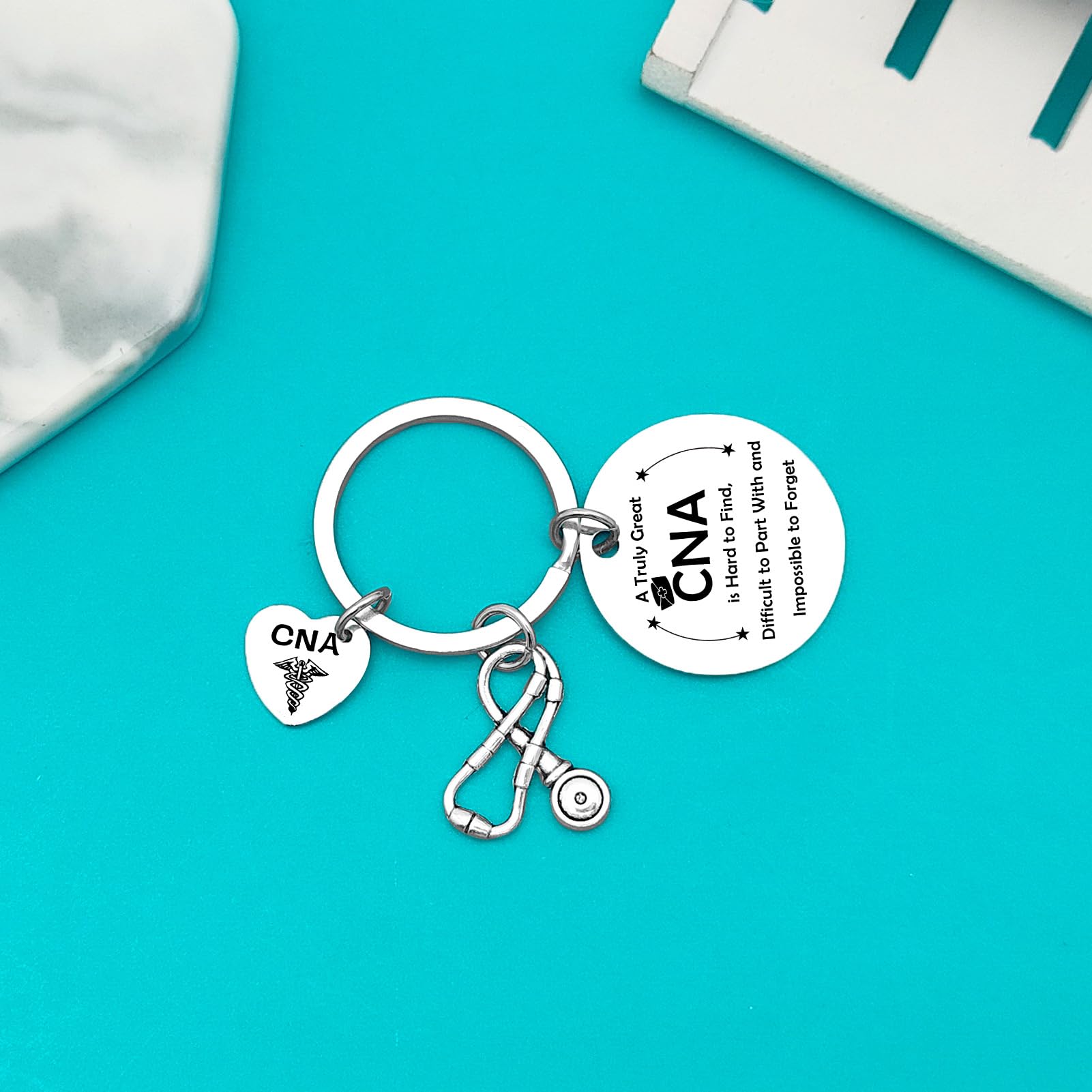 5 Pcs CNA Gifts CNA Keychain CNA Appreciation Gifts A Truly Great CNA is Hard to Find Keychain CNA Leaving Gifts CNA Retirement Gifts CNA Coworker Gifts CNA Week Gifts CNA Thank You Gifts