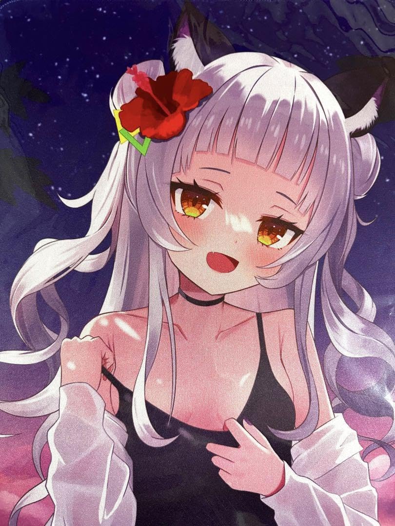 Amazon.co.jp: ホロ ライブ 紫咲シオン ラバーマット プレイ