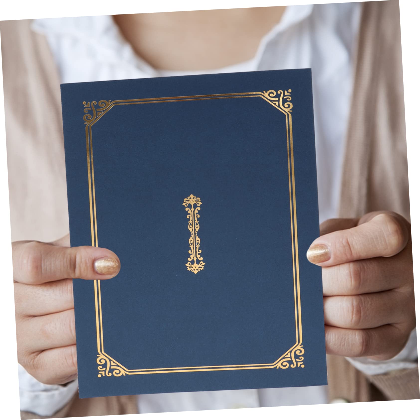 DOITOOL 5 Fundas Para Certificados A4 Fundas Para Diplomas Fundas Para Certificados De Premio Fundas Para Documentos Fundas Para Certificados De Graduación Fundas Personalizadas Para