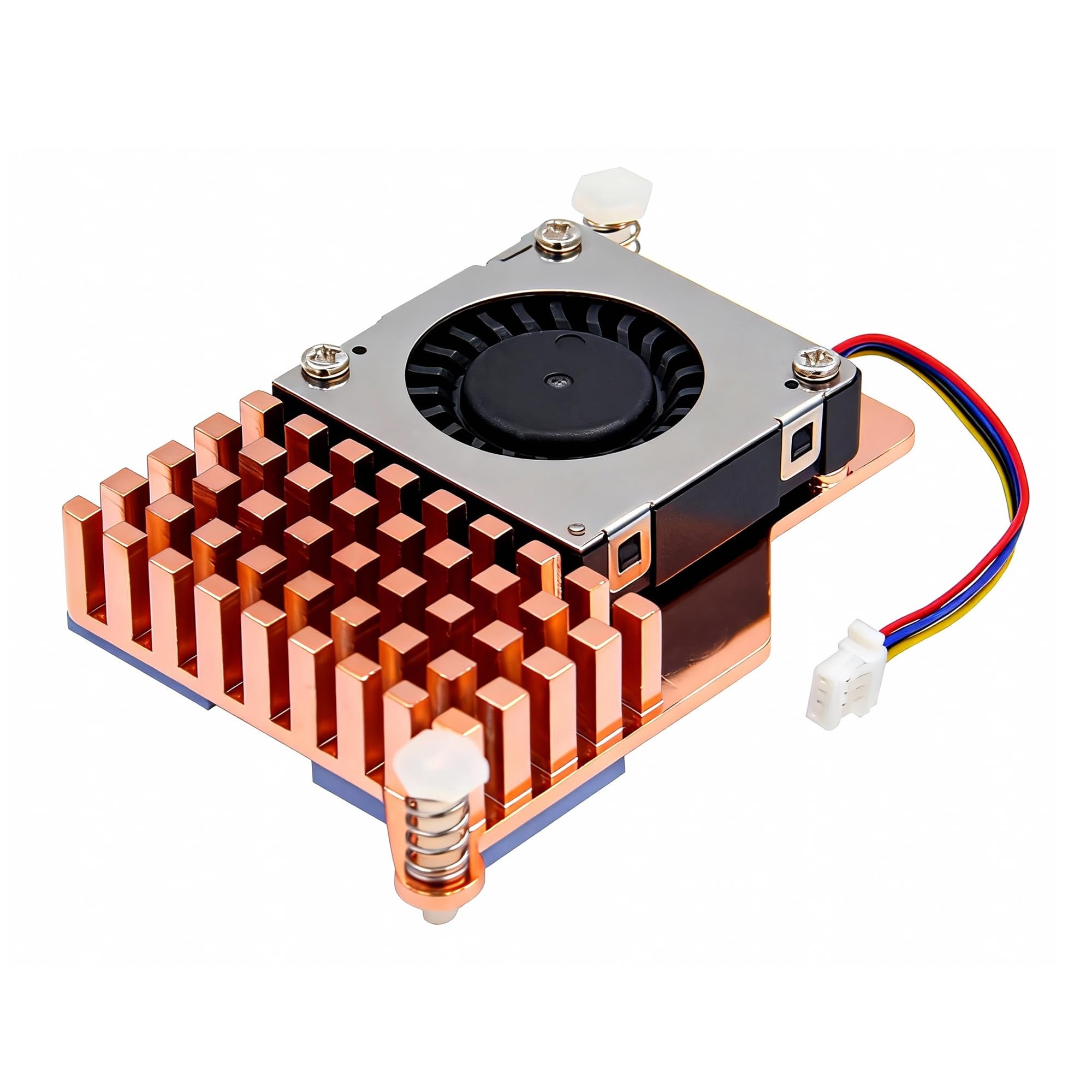 eleUniverse Active Cooler for Raspberry Pi 5 Brass Heatsink(H510)