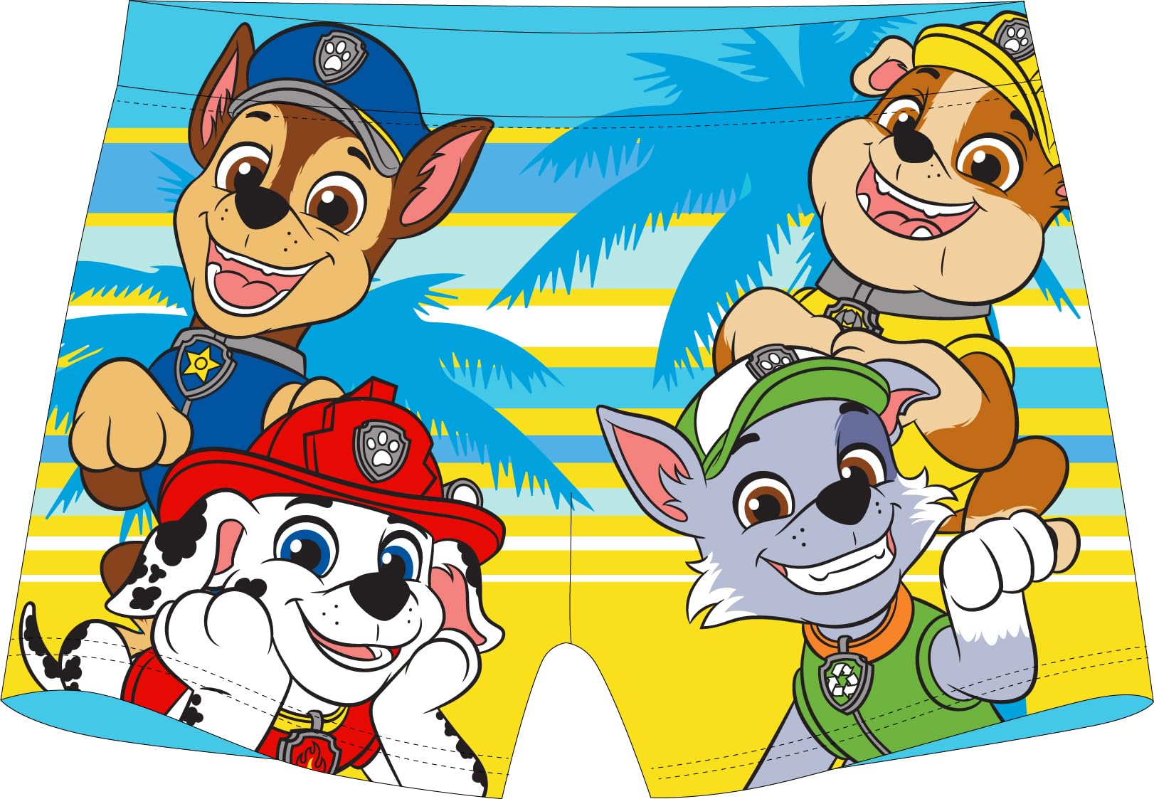 Bañador de la Patrulla Canina Talla 98/104 110/116 122/128 Bañador multicolor para niños Marshall, Chase y Rubble