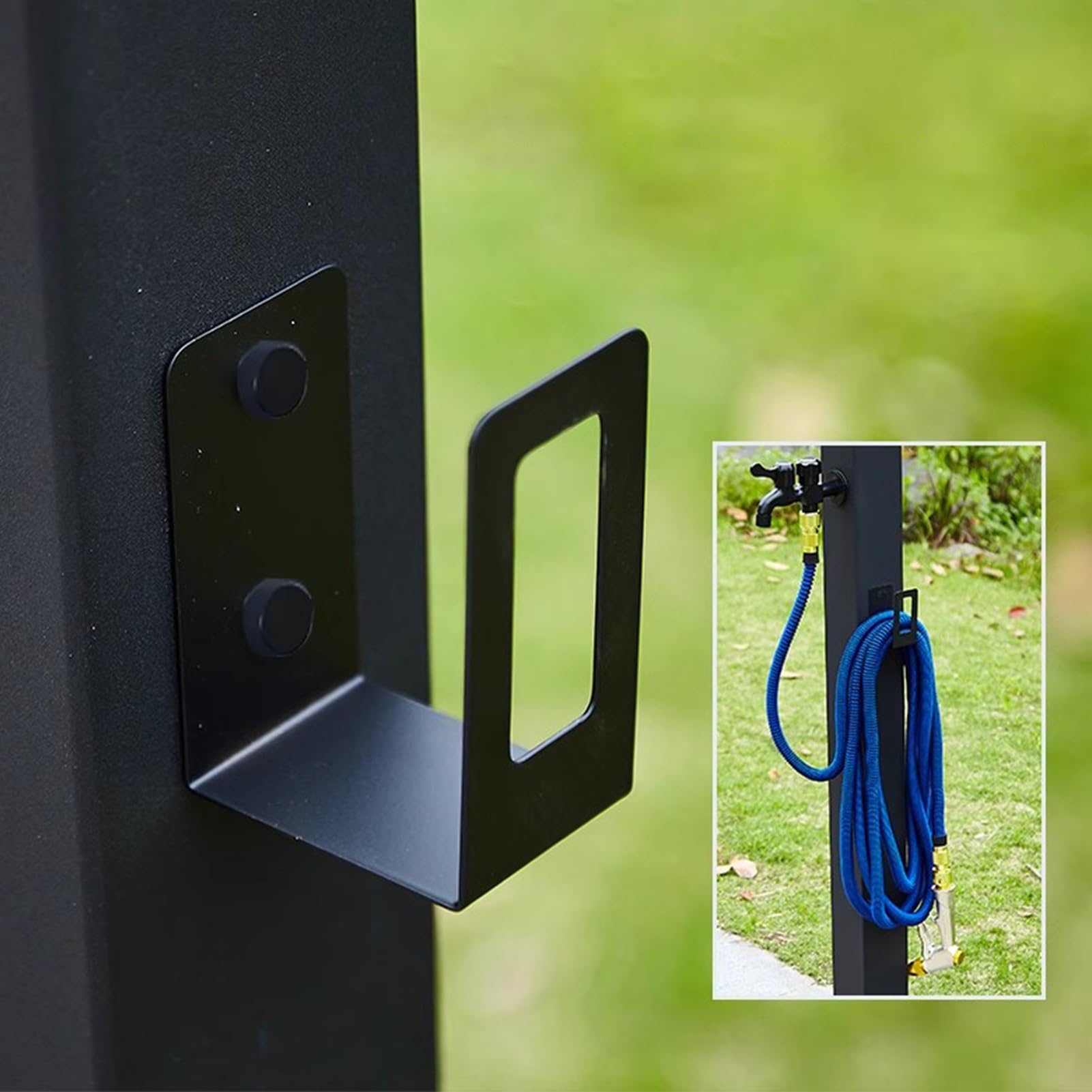 Grifo de agua de jardín de acero inoxidable, grifo de manguera anticongelante para exteriores, columna de agua vertical para fuente decorativa de hidrante, ideal para patio y patio trasero