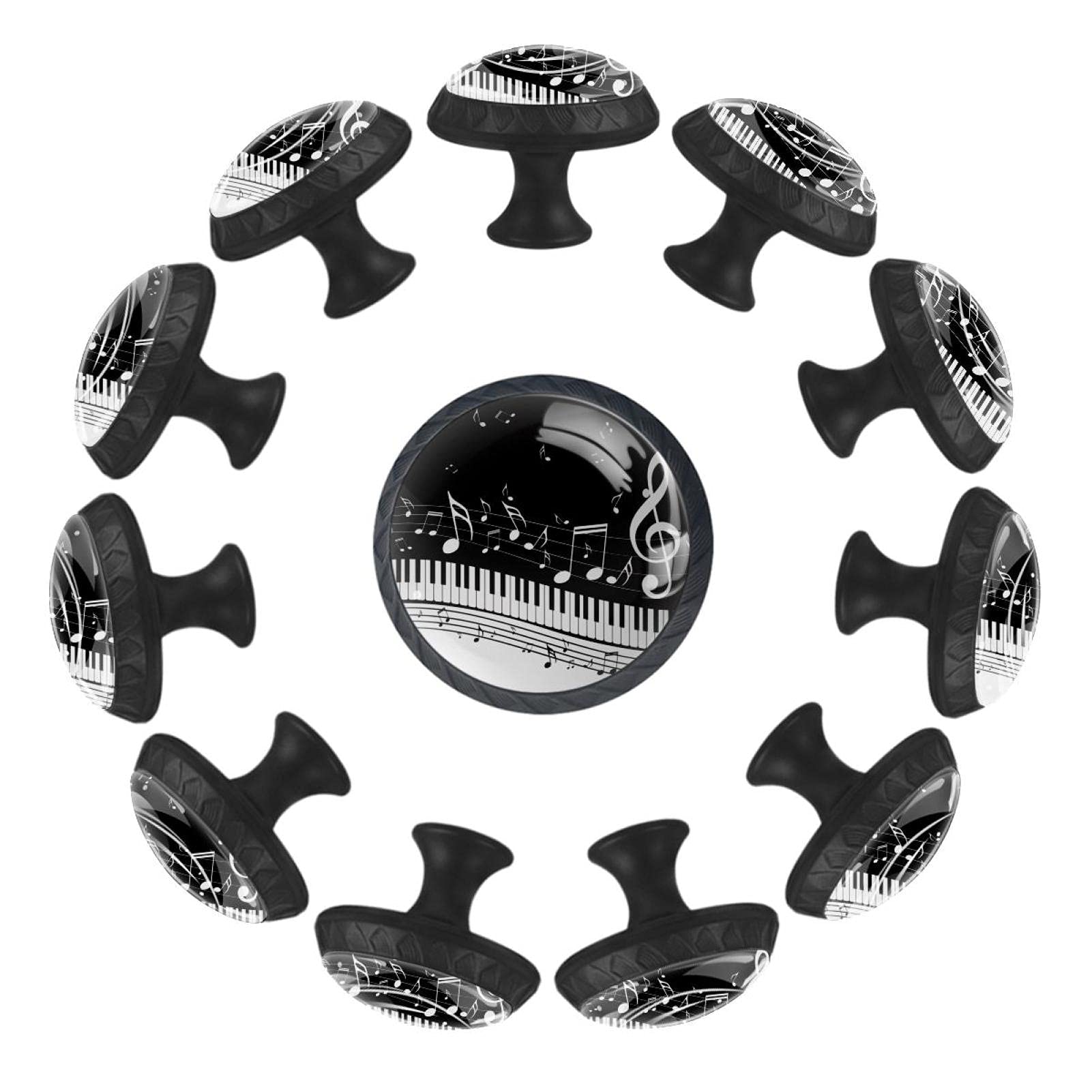 Boutons de tiroir piano lot de 12 poignées de meubles musicaux commode 35 mm