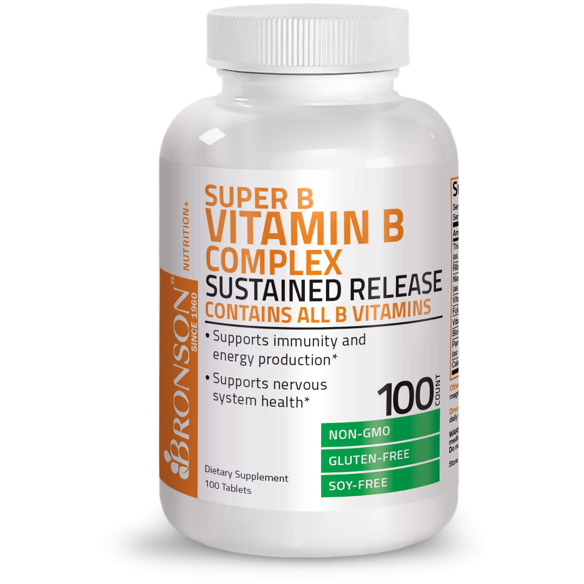 Buy Bronson Super B Vitamin B Complex Sustained Slow Release (Vitamin