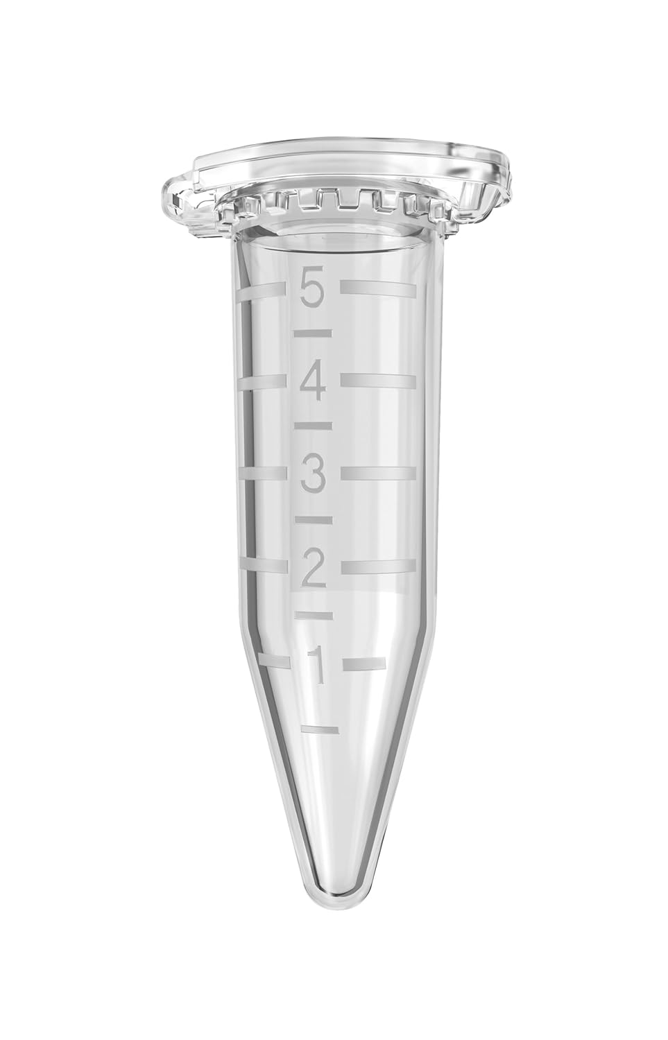 Eppendorf 0030108310 Polypropylene Clear Conical Tube, DNA LoBind and PCR Clean, 5.0ml Capacity, (Case of 200)