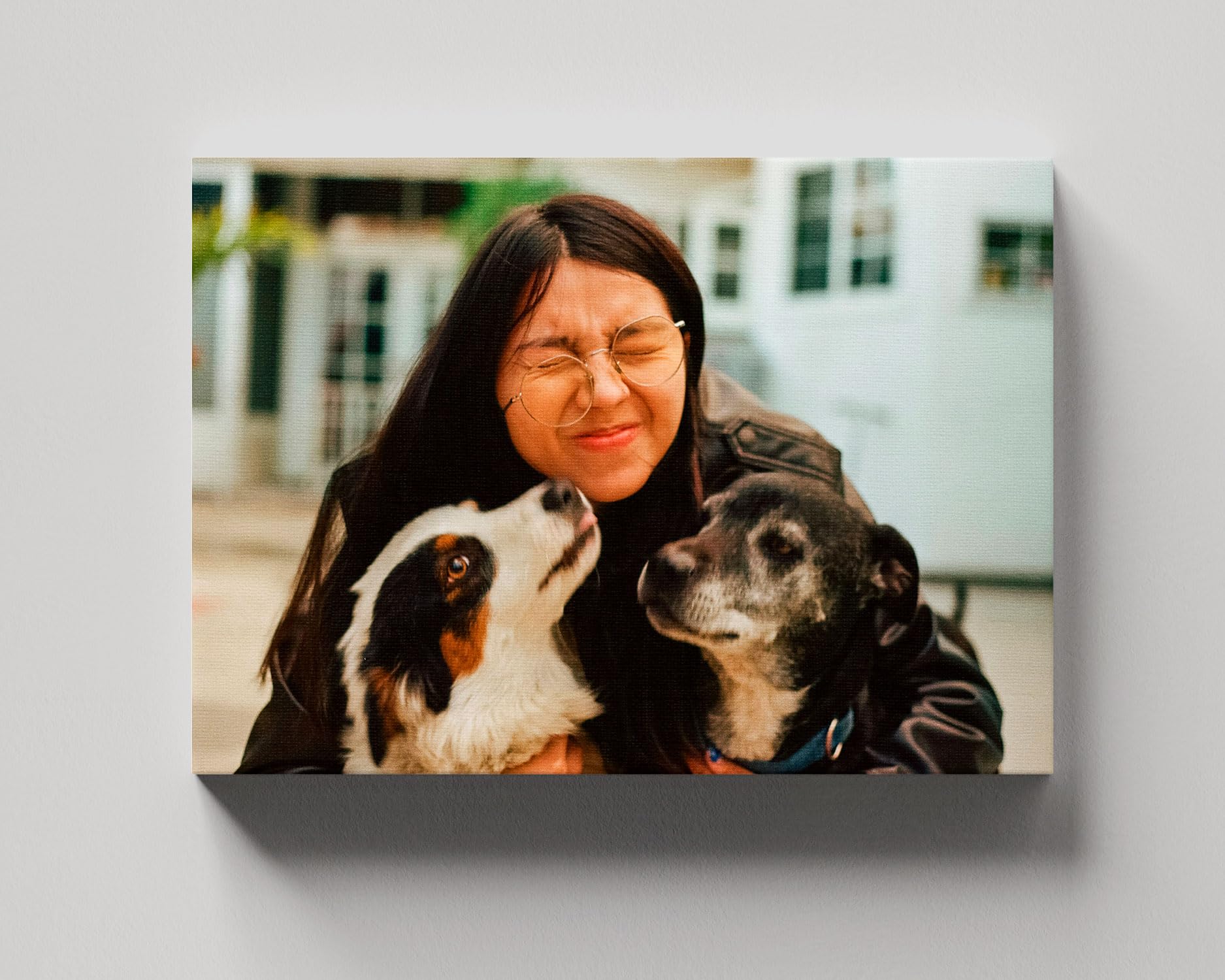 Lienzo Personalizado con Foto 70x100 cm - Cuadro Personalizable para Regalo de Cumpleaños, Bodas, San Valentín o Día de la Madre - 20 Tamaños - Hecho en España