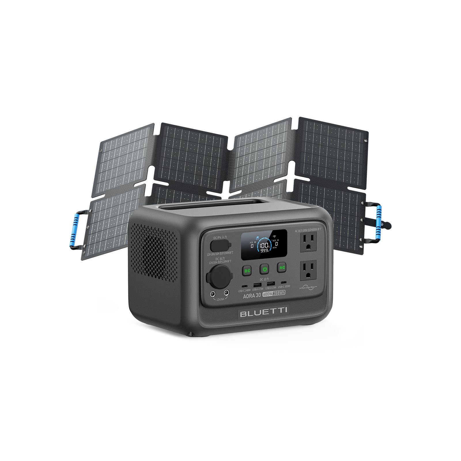 BLUETTI ポータブル電源 AORA 30 V2 Amazon.co.jp: BLUETTI AORA 30 V2 ポータブル電源 と 60W