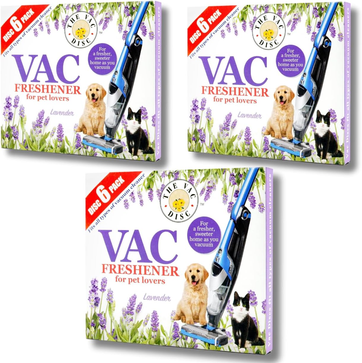 FIND A SPARE Vacuum Cleaner Freshener Hoover Disc for Pet Lovers | Pack ...