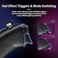 Vista 3 de 8BitDo Ultimate 2 - Controlador Bluetooth para Switch, Switch 2, PC y Windows, Controlador Switch Pro con joysticks TMR, gatillos táctiles/Hall