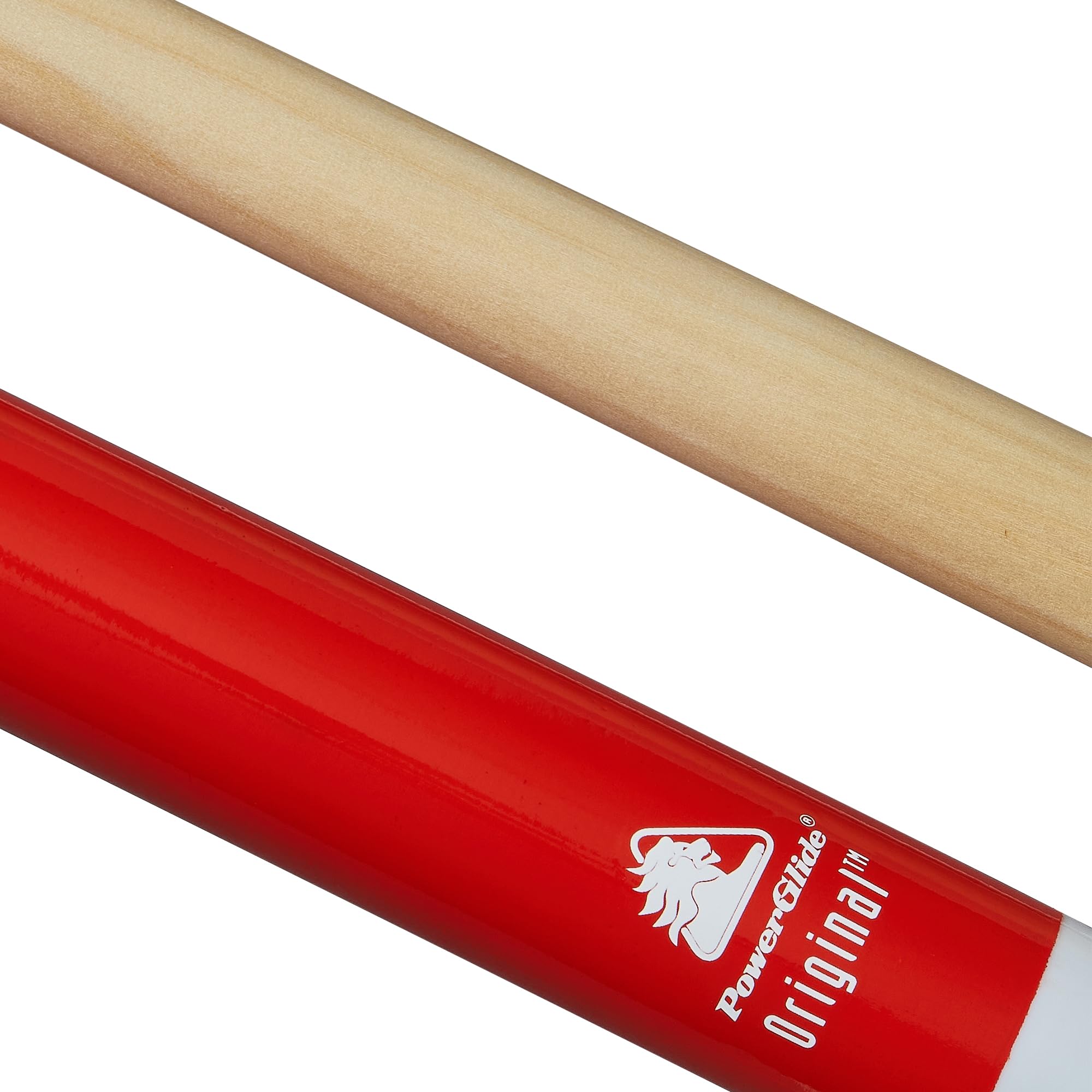 PowerGlide Queue de Billard ou de Billard | Original 1 pièce | Tige en peuplier avec Crosse Peinte | Longueur Junior 121,9 cm | Pointe 10 mm |