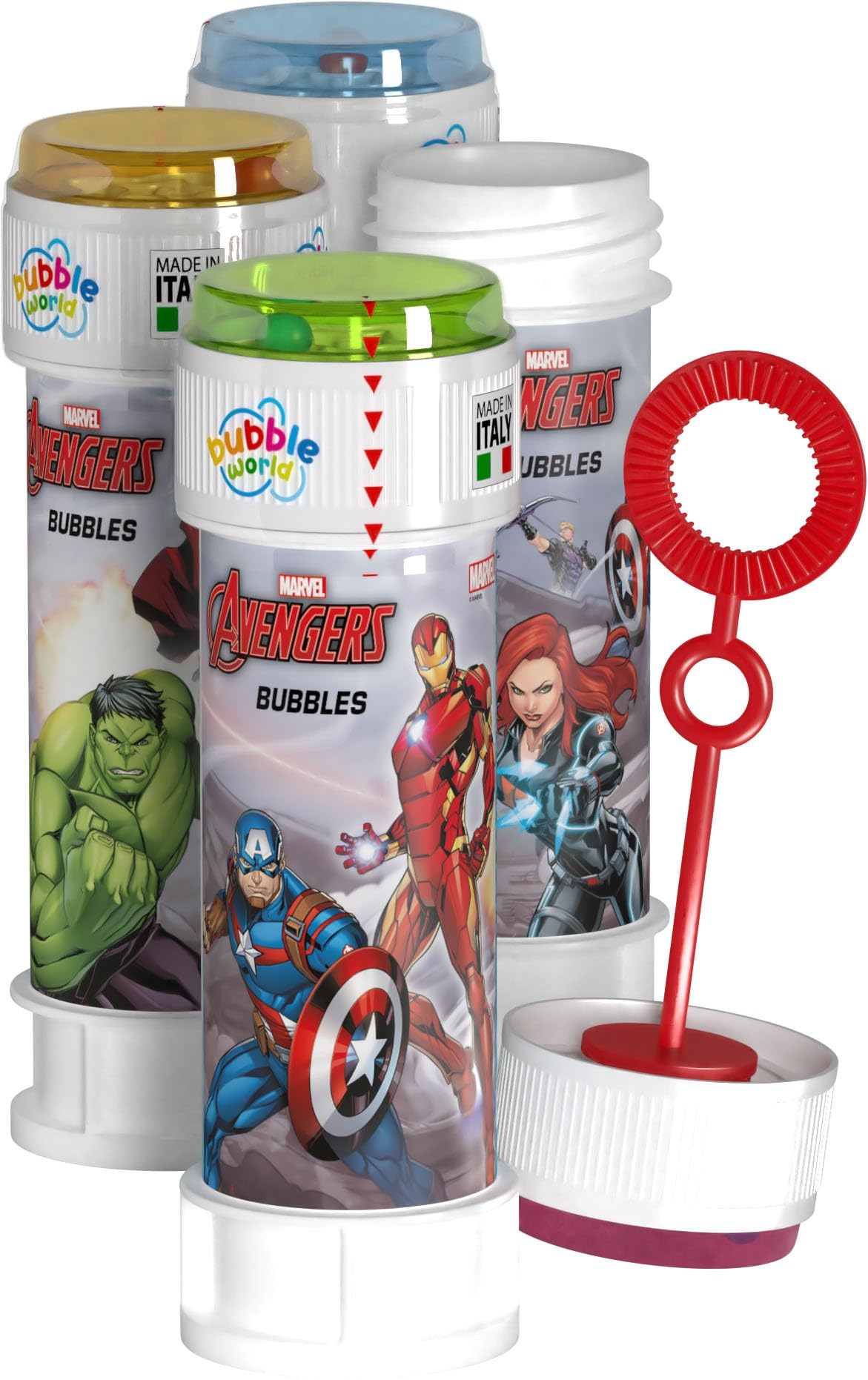 DULCOP - Avengers Bubbles - Soap Bubbles - 60 Ml - 047578 - Multicolor - Plastic - Official License - Children's Toy - Outdoor Game - From 3 years old