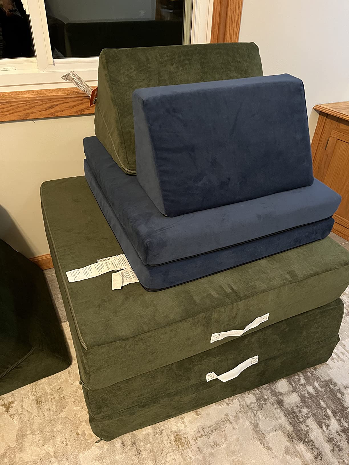 50/mo Finance Children's Factory The Whatsit Kids Couch or 2 Chairs