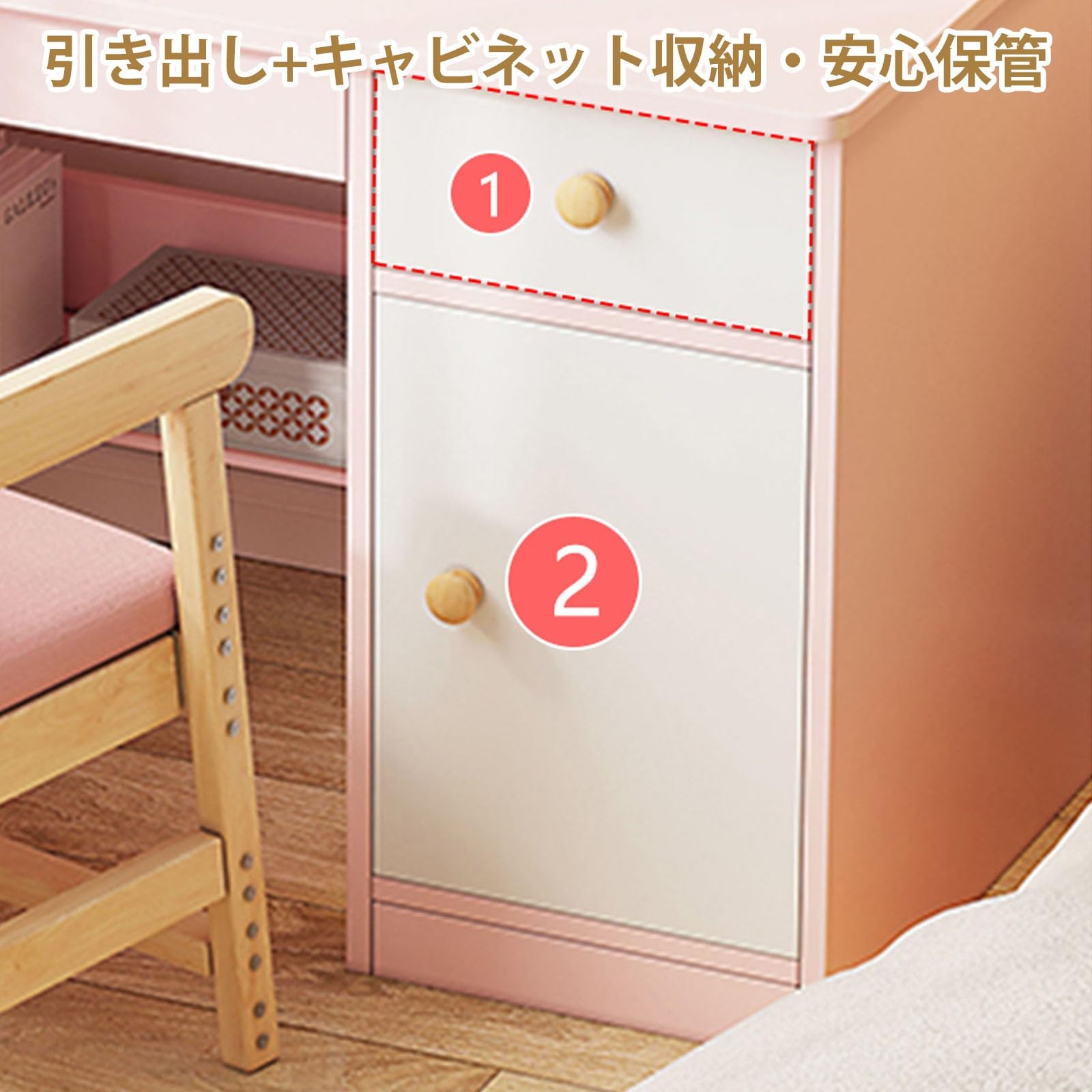 子供用勉強机　送料込み Amazon.co.jp: HXNXSY 学習机 学習デスク子供用 勉強机 幅85cm 木製