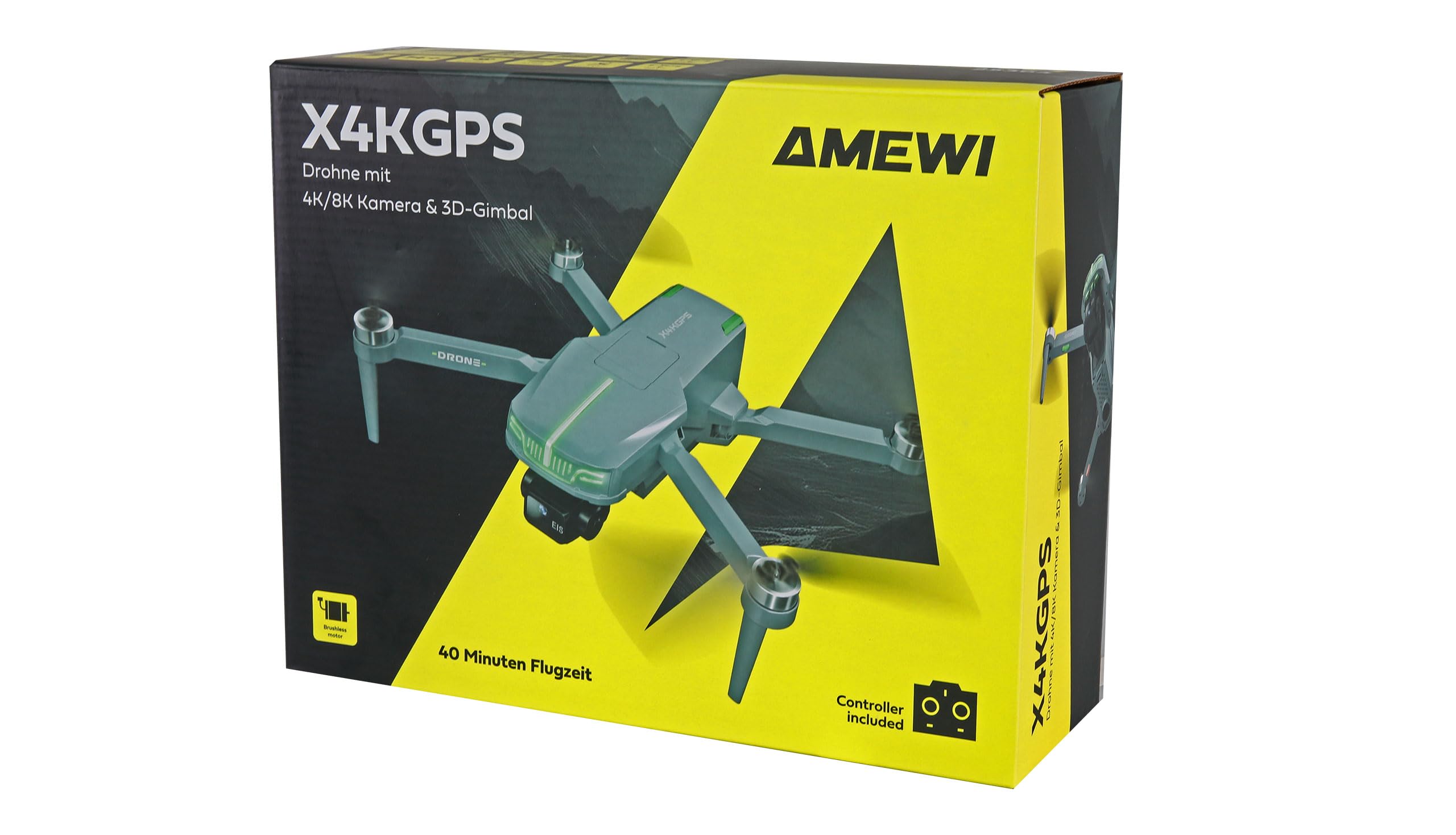 Droga AMXFlight X4K GPS anthrazit - Dettaglio