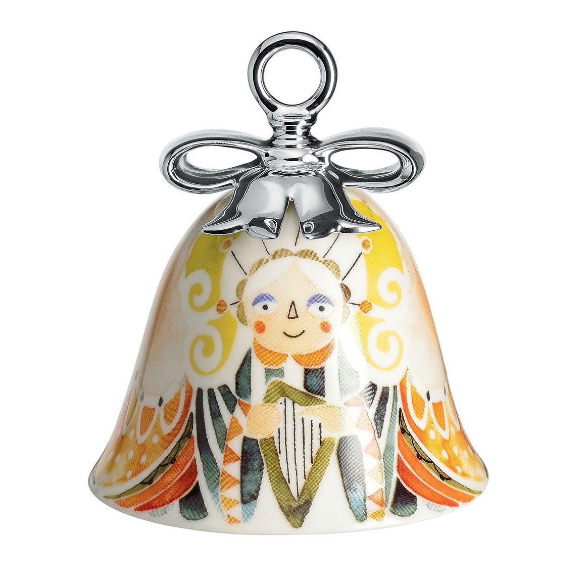 Alessi Christmas Decorated Porcelain, Multi-Colour, 7.2 x 7.2 x 8.5 cm