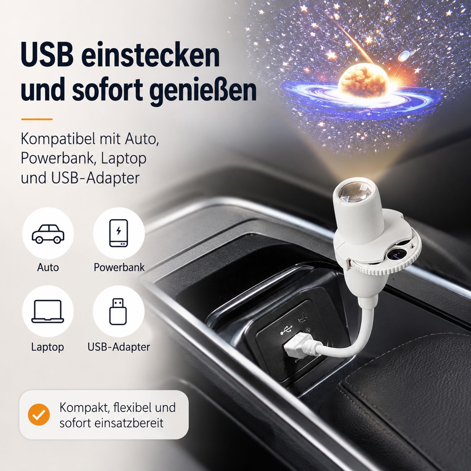 Dream Projector – Beruhigendes Sternenlicht für Kinder, Nachtlicht | Sanftes Licht für entspanntes Einschlafen, kinderfreundliches Design, ideal für das Kinderzimmer.