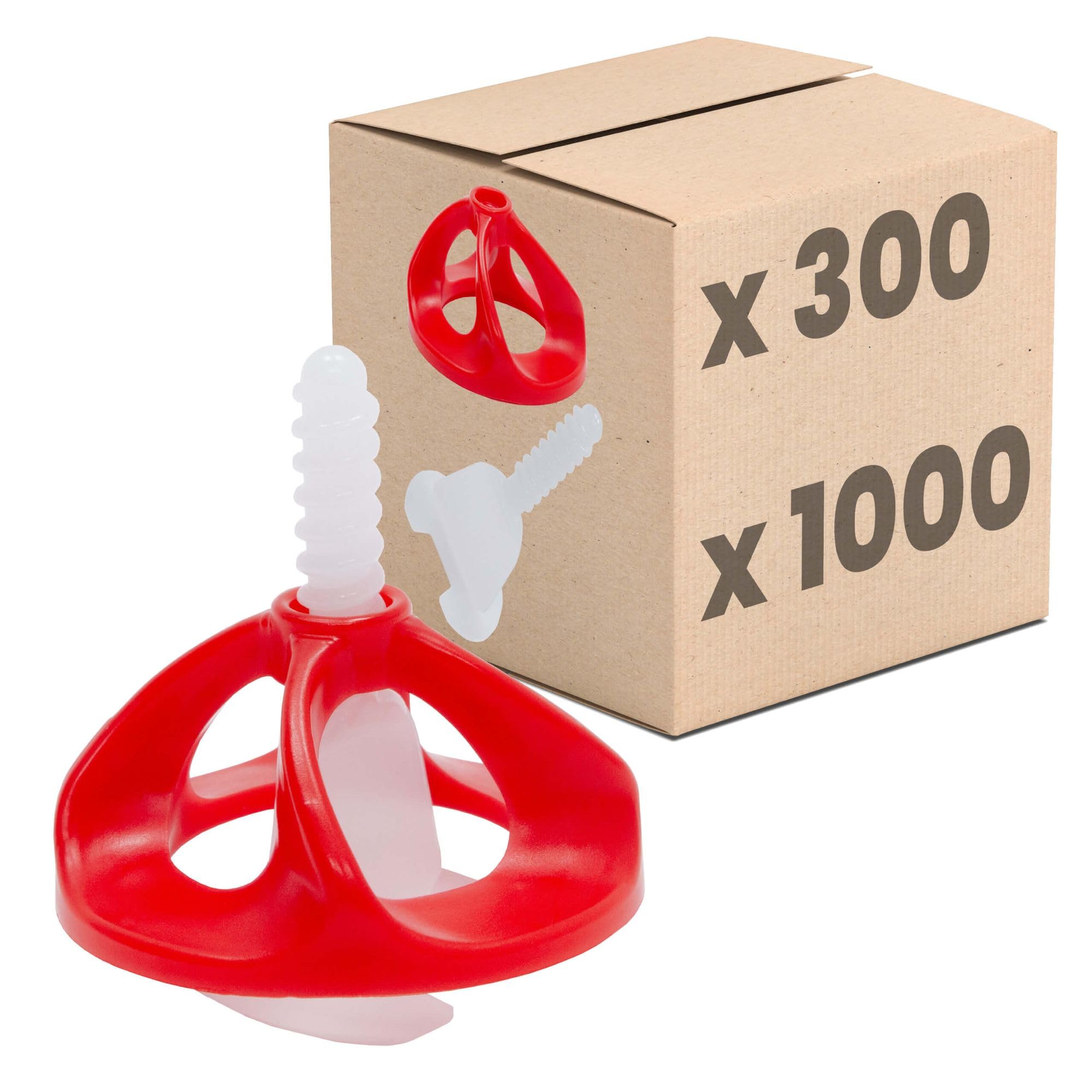 Set sistema di livellamento per piastrelle da 2mm: 1300 pezzi, 1000 linguette + 300 cappe, set di accessori per la posa, strumento per piastrellista