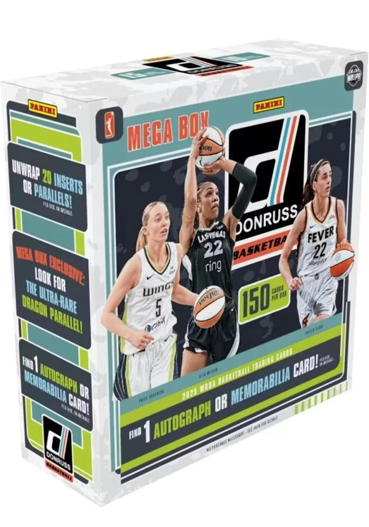 Panini Donruss WNBA Basketball Mega Box of Trading Cards 2025 (1 Autograph or Memory Card per Box) - 1