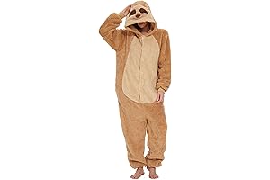Sloth Sherpa Adult Onesie, a Cosy and Cute Companion for Lazy Days