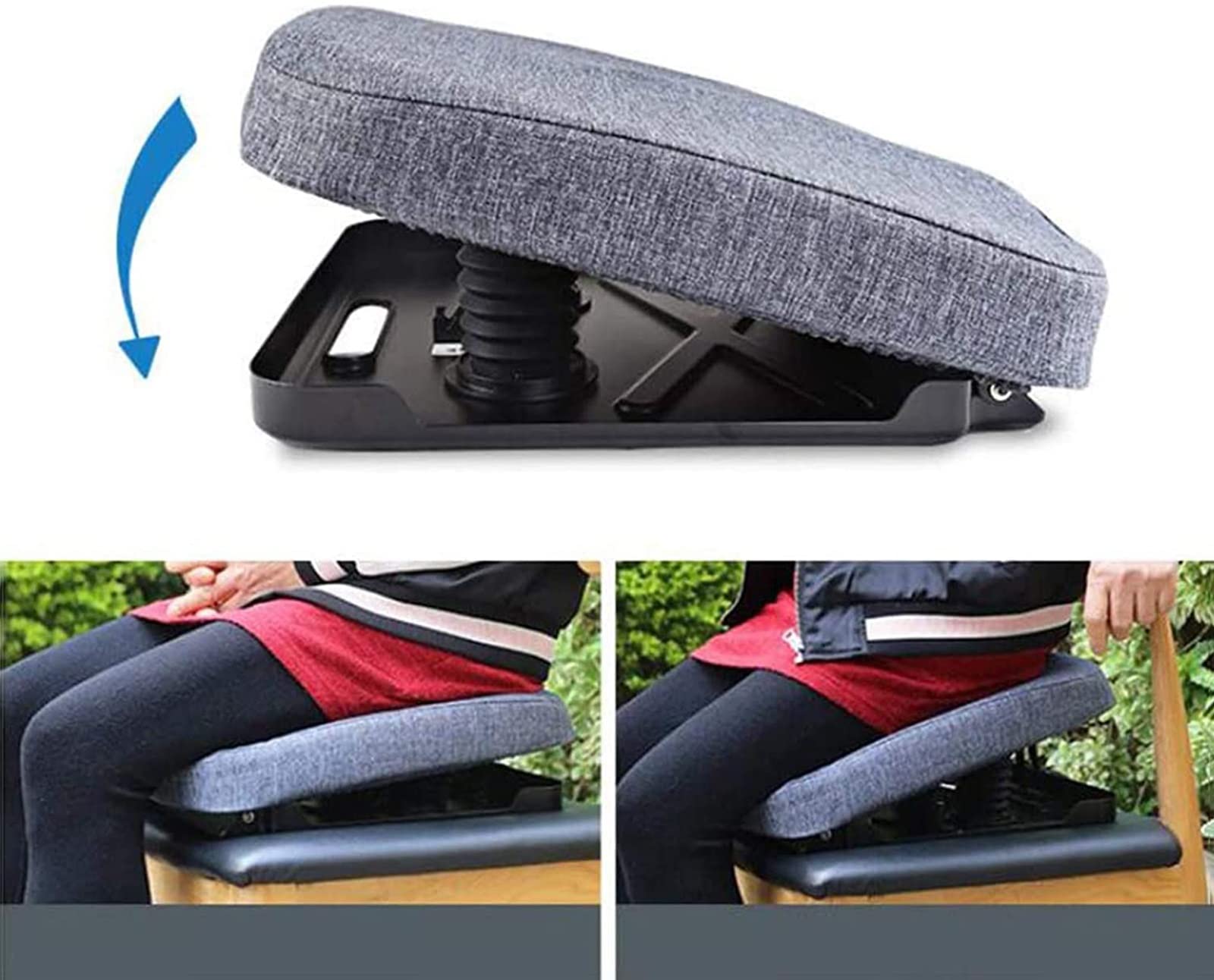 Cojín de Asistencia para Asiento Elevador, Asientos elevadores y Soporte para sofá, Ayuda para Personas Mayores de pie, para Ayudar a Las Personas Mayores a Subir y Bajar
