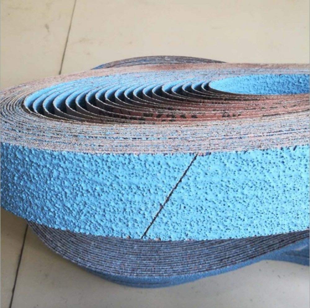 pz/lotto 1220 * 50mm Zirconio Nastro Abrasivo Abrasivo per 48quot; * 2quot; Strumento per affilare i coltelli 40# 60# 80# 100#120#,80