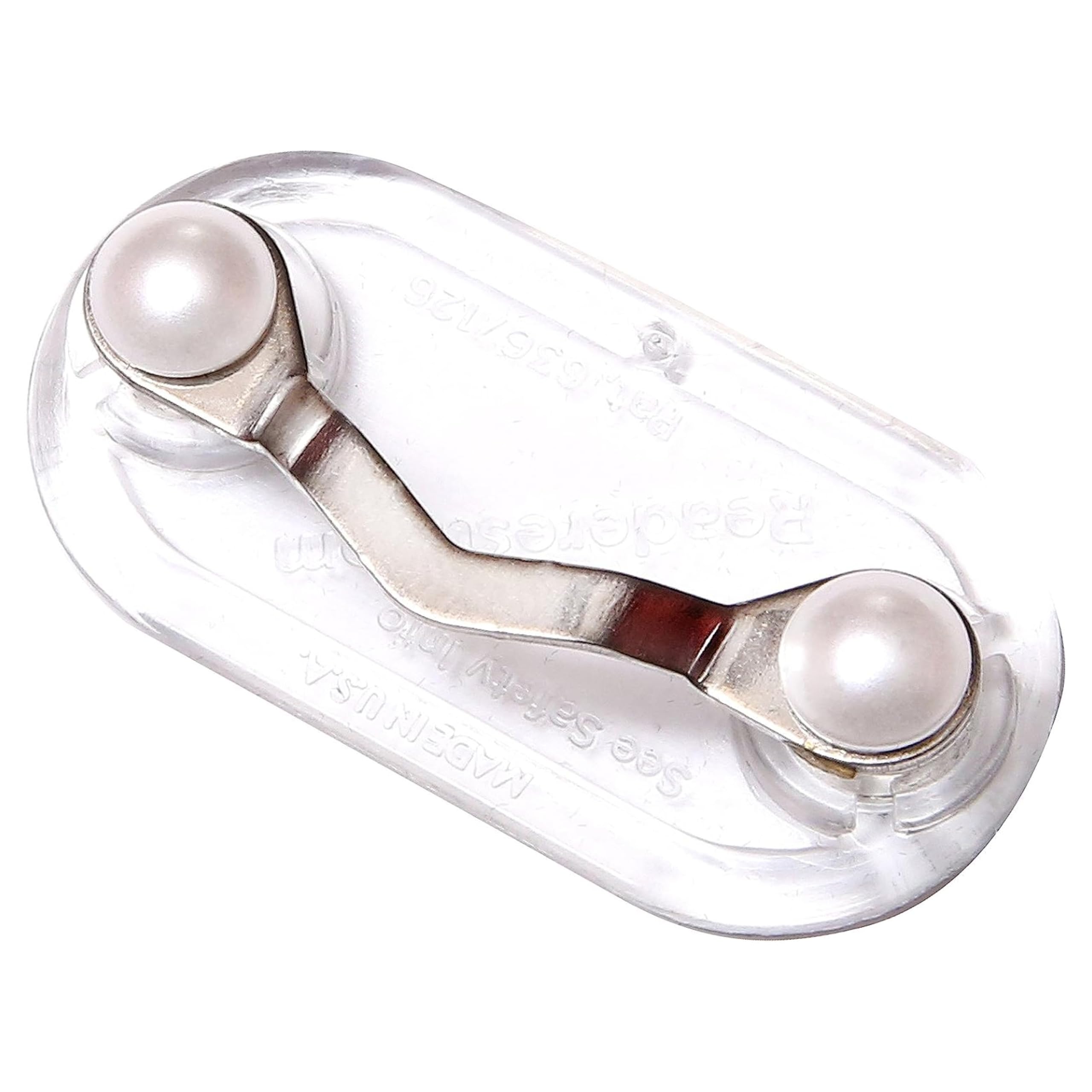 Readerest Magnetic Eyeglass Holder, Secure Eyewear Clip for Reading Glasses, Sunglasses & ID Badges, Glasses Holders for Women, Gift for Mom &