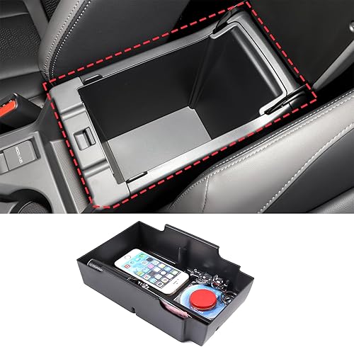 PIUGILH Caja de almacenamiento para reposabrazos de automóvil compatible con Subaru Crosstrek 2023 2024Subaru Impreza 2024, organizador de consola