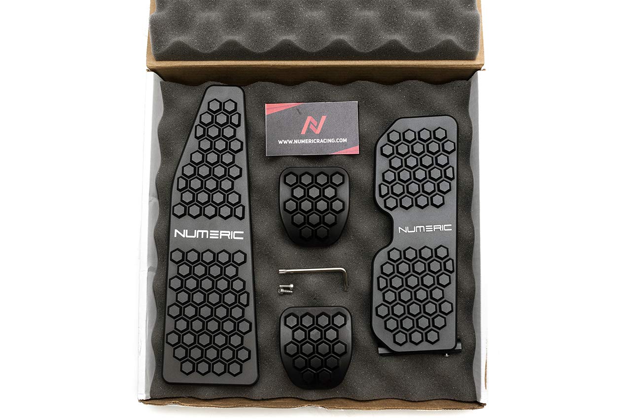 numeric racing pedals Performance Pedal Set Compatible with Porsche 991/981/718 (PDK/Black/Logo) : Automotive Pedal Type:Accelerator probiotisch better looking pedal Logitech G Pro Racing