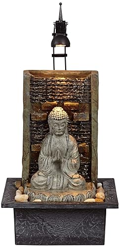 Namaste Buddha 11 1/2" High Small Zen Asian Indoor Decor