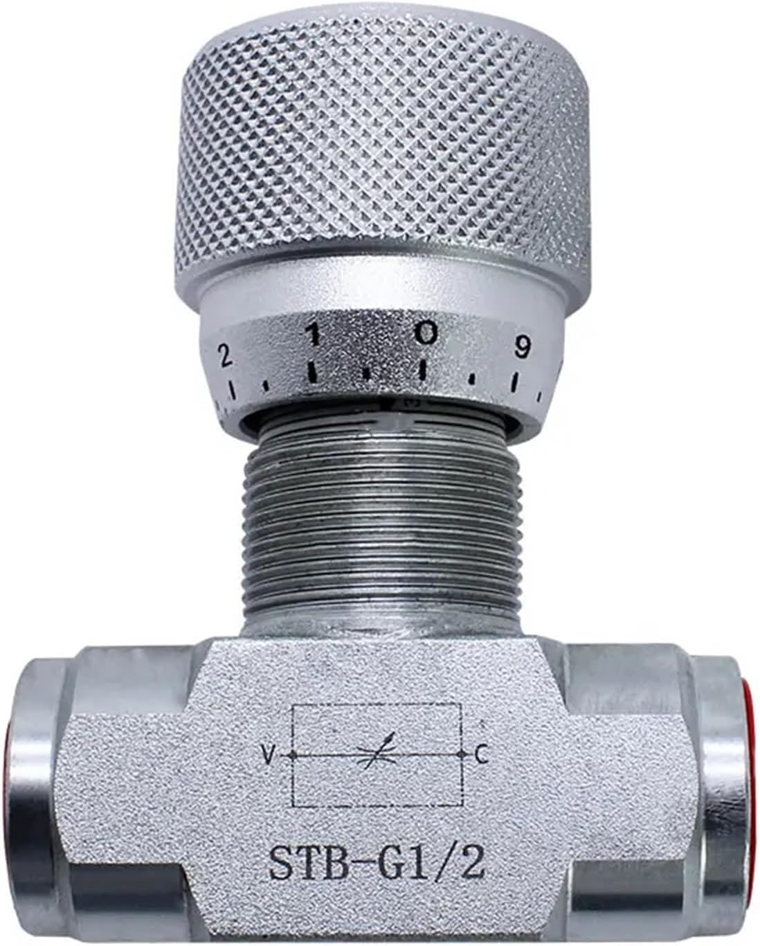 STB-G1/2 Bidirectional Valve, 4-point Hydraulic Valve, Bypass Control Valve, Hydraulic Cylinder Speed Regulating Valve