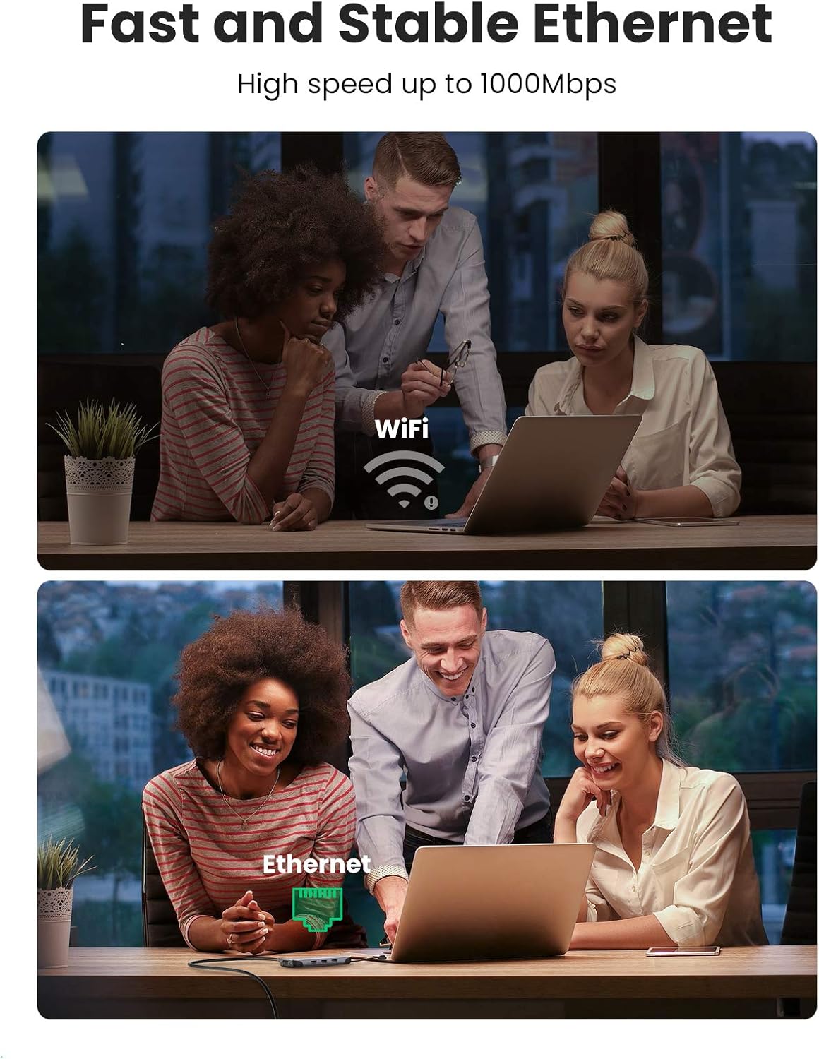 Gеt Chеар Prісе UGREEN USB C Hub 9 in 1 USB Type C HDMI Multiport Adapter Dock with 4K HDMI VGA Gigabit Ethernet PD Charging 3 USB 3.0 Ports SD Card Reader Compatible for MacBook Pro Air 2020 2019 2018 Dell XPS