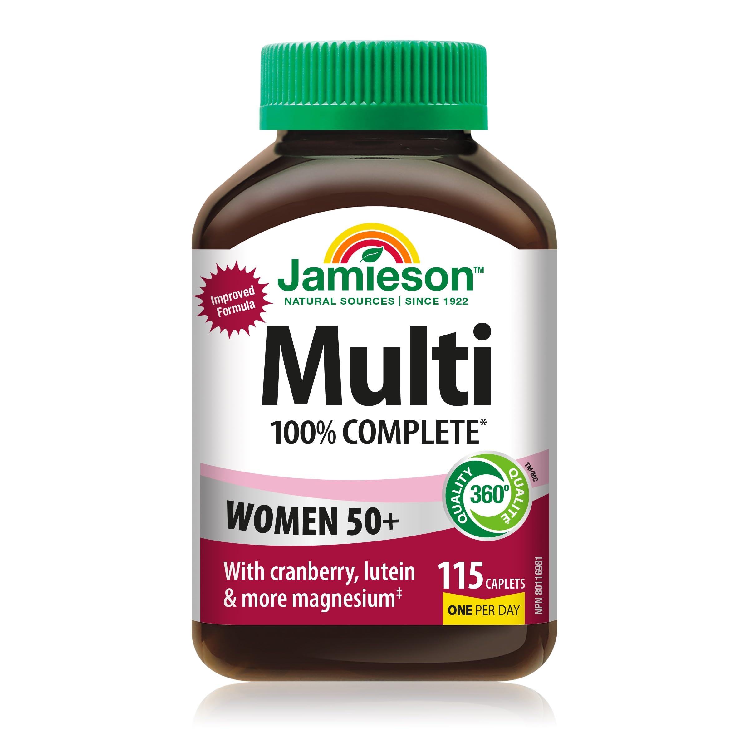 Jamieson 100% Complete Multivitamin for Women 50+